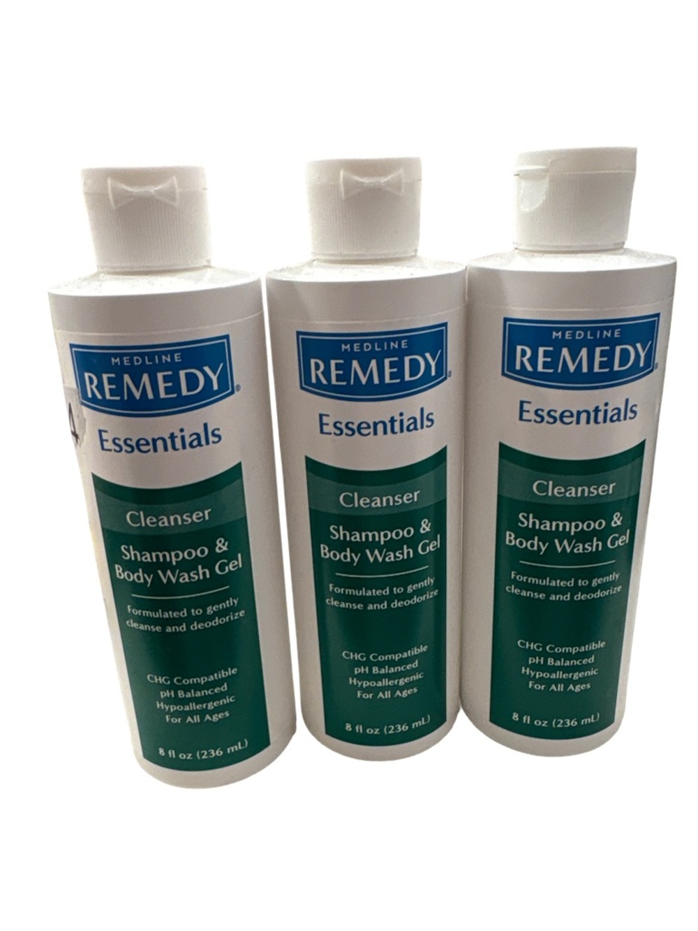 Essentials Shampoo & Body Wash Gel - Green (8 fl oz)